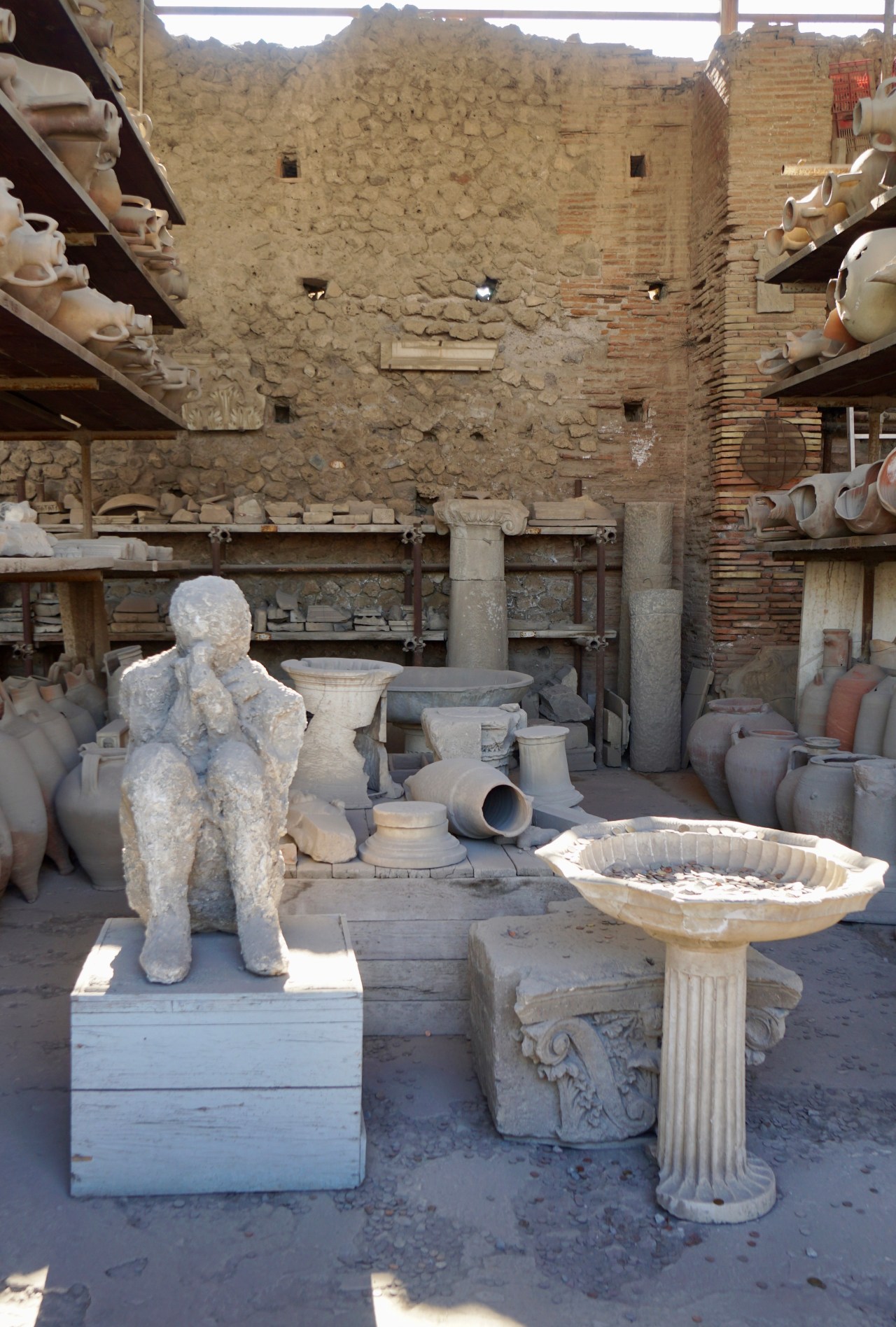 Melting in Pompeii